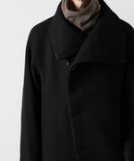 画像をギャラリービューアに読み込む, ato(アトウ)のENGLAND LAMB MELTON STAND COLLAR COAT - BLACKの公式通販サイトsession福岡セレクトショップ
