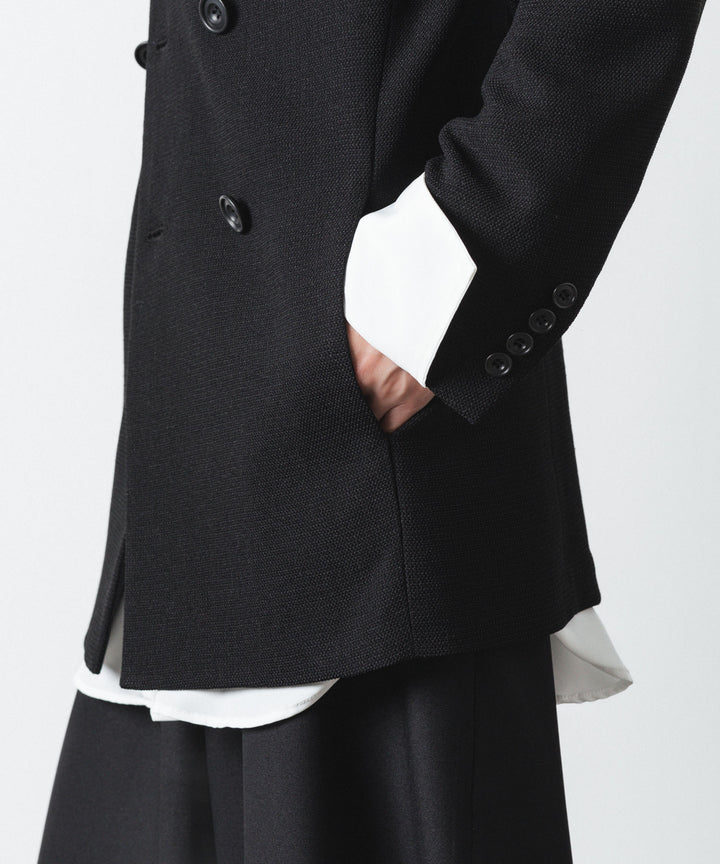 ato(アトウ)のDOUBLE BREASTED TRIXION JACKET - BLACKの公式通販サイトsession福岡セレクトショップ