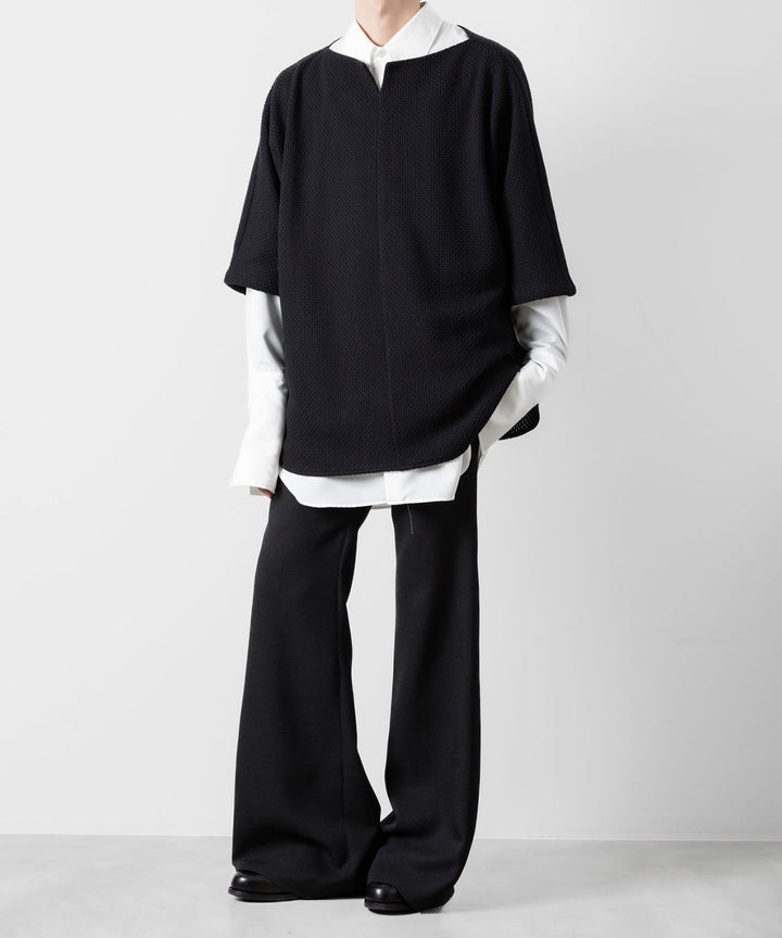 ato(アトウ)のCOTTON RUSSELL OVERSIZED TEE - BLACKの公式通販サイトsession福岡セレクトショップ
