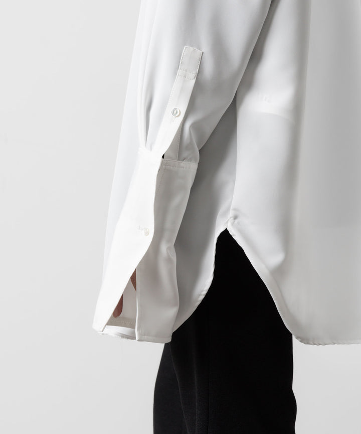 ato(アトウ)のOVERSIZED DOUBLE CUFFS SHIRT - WHITEの公式通販サイトsession福岡セレクトショップ