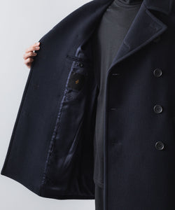 ato NEW CLASSIC P-COATサイズ46 定価97,900円　美品 NEW CLASSIC P-COAT/NAVY | ato AOYAMA