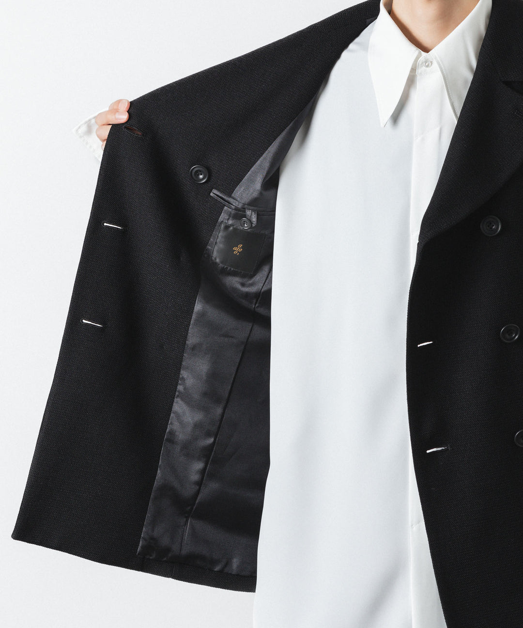 ato(アトウ)のDOUBLE BREASTED TRIXION JACKET - BLACKの公式通販サイトsession福岡セレクトショップ