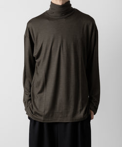 ato(アトウ)のWOOL JERSEY TURTLE NECK - KHAKIの公式通販サイトsession福岡セレクトショップ