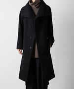 画像をギャラリービューアに読み込む, ato(アトウ)のENGLAND LAMB MELTON STAND COLLAR COAT - BLACKの公式通販サイトsession福岡セレクトショップ
