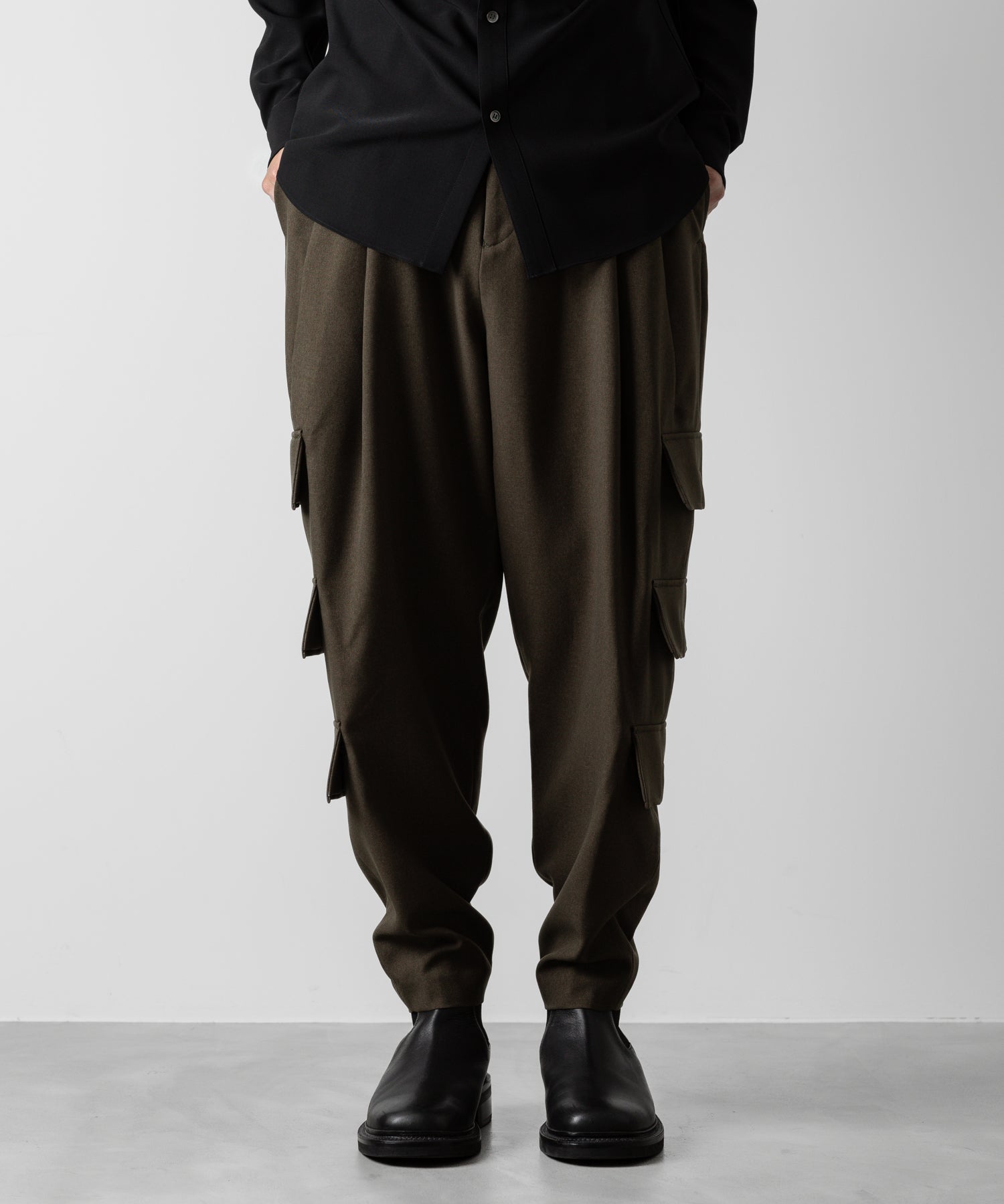 ato(アトウ)の3-PIECE MILITARY FLAP PANTS - D.KHAKI公式通販サイトsession福岡セレクトショップ