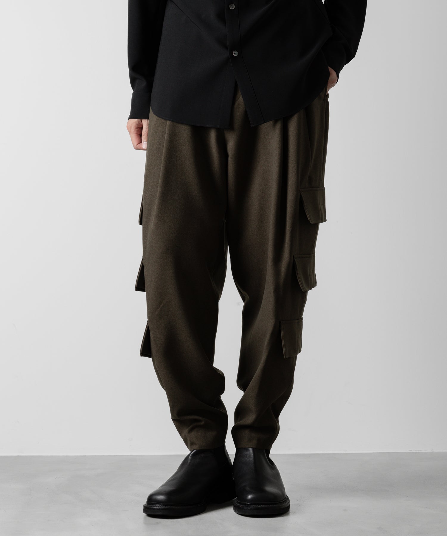 ato(アトウ)の3-PIECE MILITARY FLAP PANTS - D.KHAKI公式通販サイトsession福岡セレクトショップ