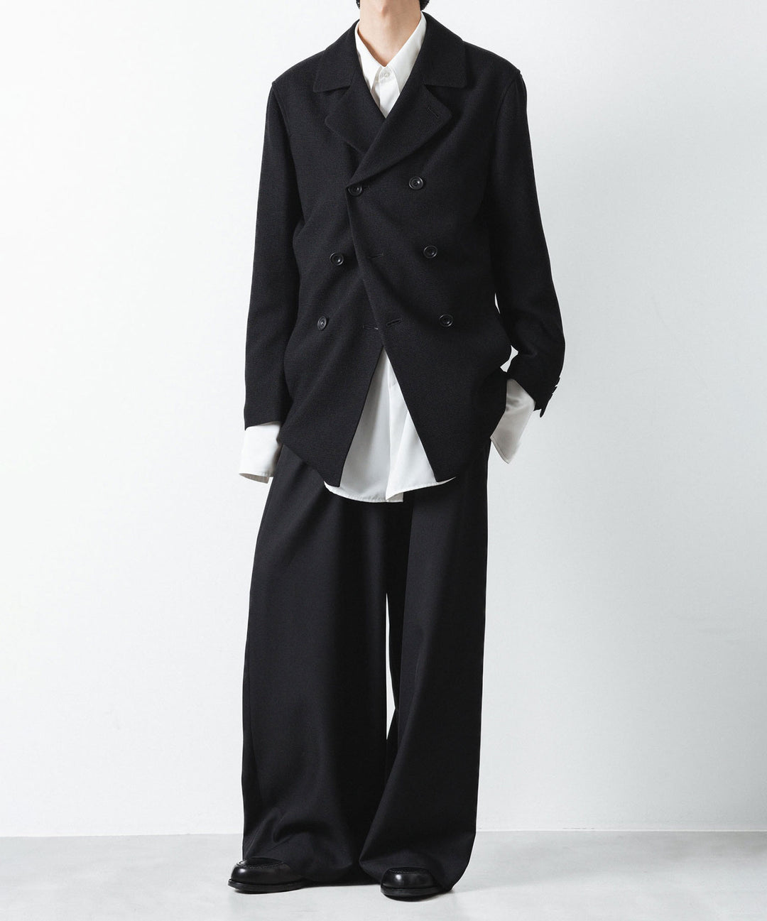 ato(アトウ)のDOUBLE BREASTED TRIXION JACKET - BLACKの公式通販サイトsession福岡セレクトショップ