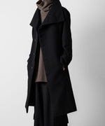 画像をギャラリービューアに読み込む, ato(アトウ)のENGLAND LAMB MELTON STAND COLLAR COAT - BLACKの公式通販サイトsession福岡セレクトショップ
