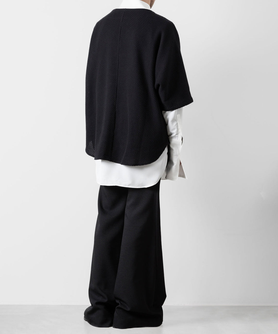 ato(アトウ)のCOTTON RUSSELL OVERSIZED TEE - BLACKの公式通販サイトsession福岡セレクトショップ
