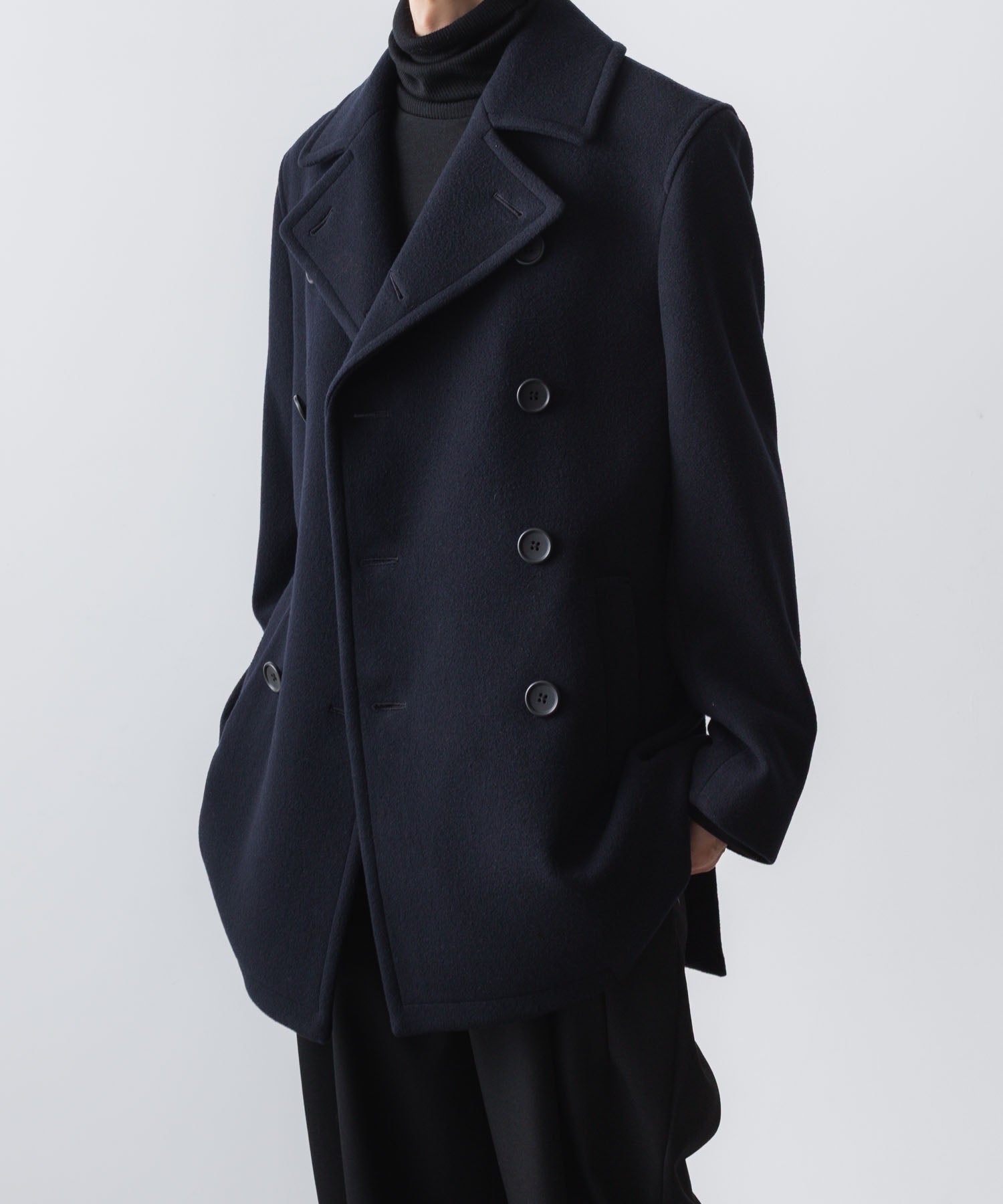 ato(アトウ)のNEW CLASSIC P-COAT - NAVYの公式通販サイトsession福岡セレクトショップ