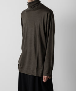 ato(アトウ)のWOOL JERSEY TURTLE NECK - KHAKIの公式通販サイトsession福岡セレクトショップ