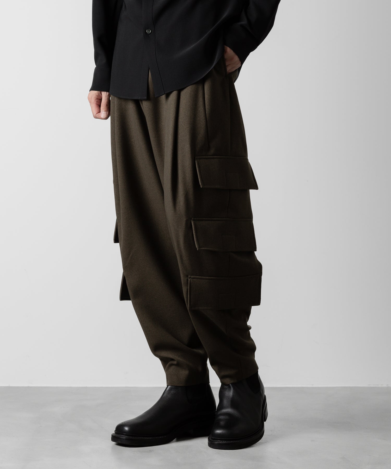 ato(アトウ)の3-PIECE MILITARY FLAP PANTS - D.KHAKI公式通販サイトsession福岡セレクトショップ