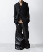 画像をギャラリービューアに読み込む, ato(アトウ)のSYNTHETIC LEATHER WIDE FLAIR PANTS - BLACKの公式通販サイトsession福岡セレクトショップ
