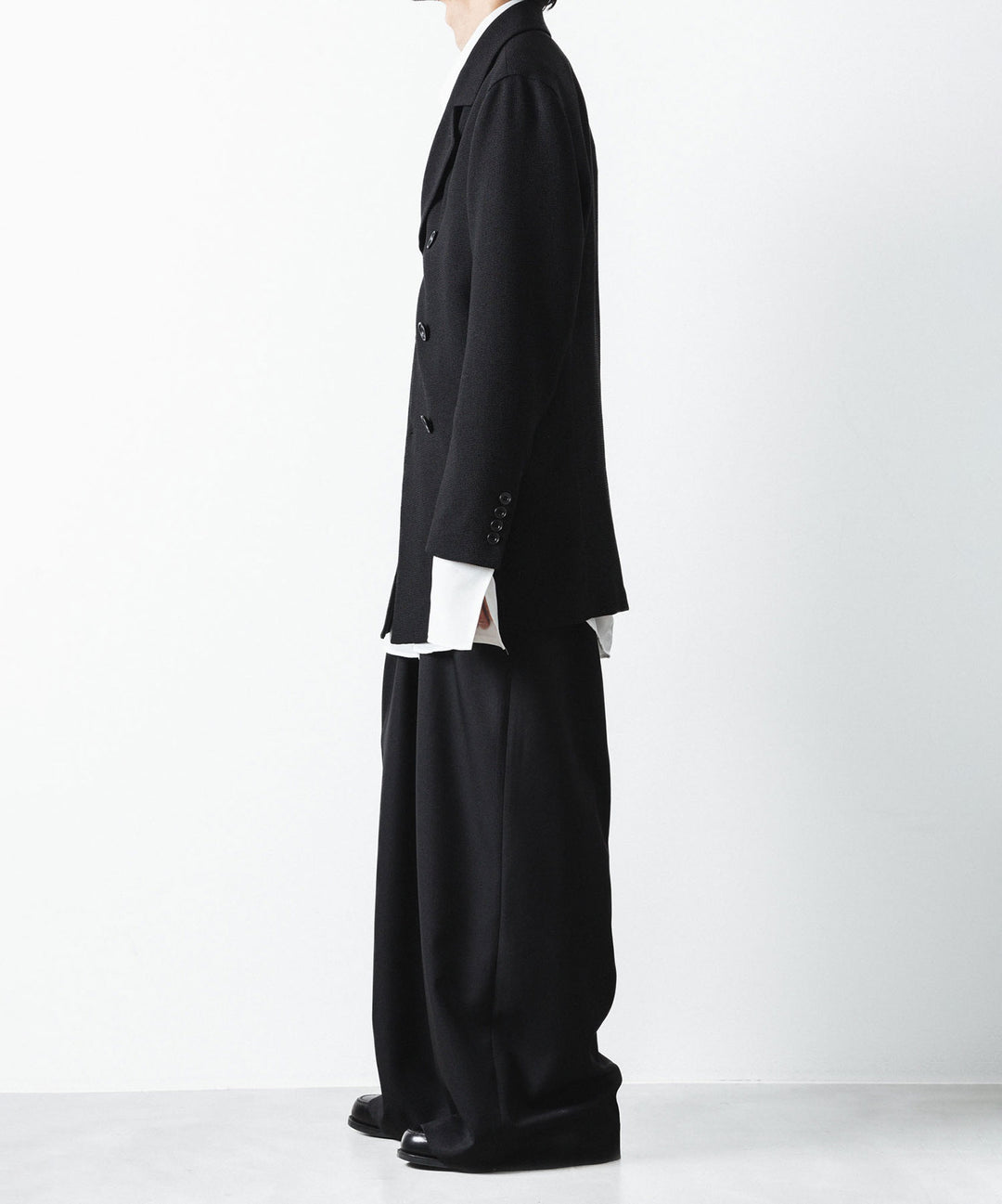 ato(アトウ)のDOUBLE BREASTED TRIXION JACKET - BLACKの公式通販サイトsession福岡セレクトショップ