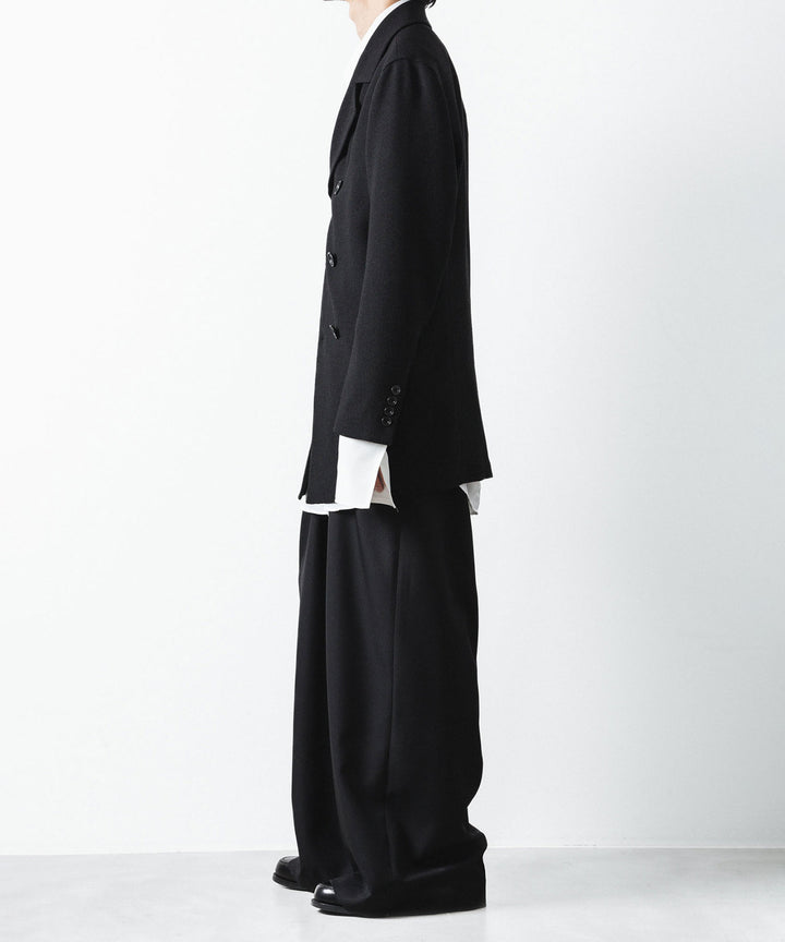 ato(アトウ)のDOUBLE BREASTED TRIXION JACKET - BLACKの公式通販サイトsession福岡セレクトショップ