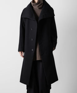 ato(アトウ)のENGLAND LAMB MELTON STAND COLLAR COAT - BLACKの公式通販サイトsession福岡セレクトショップ