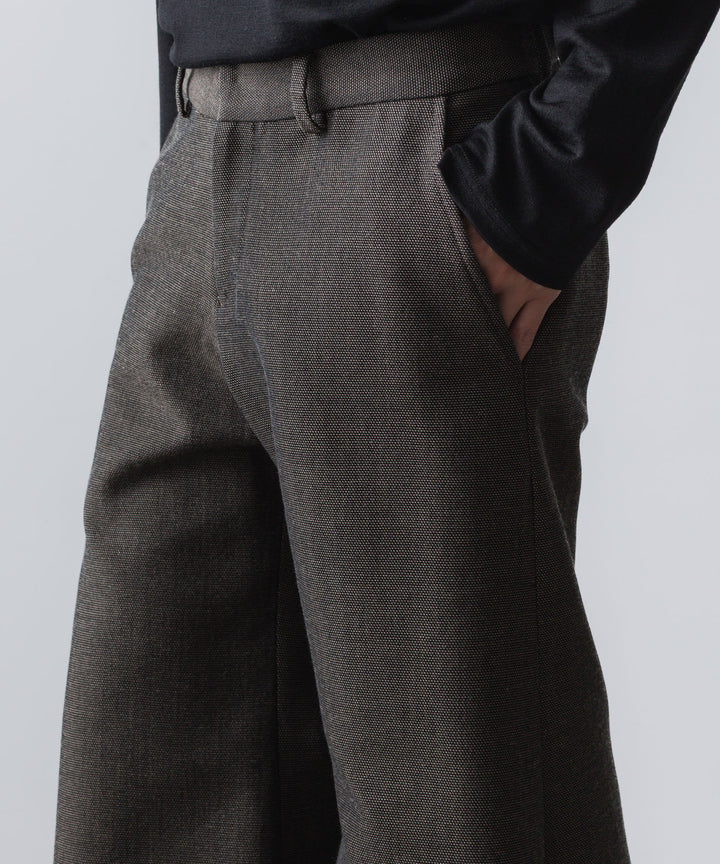 ato(アトウ)のRECYCLE POLYESTER/WOOL WIDE FLAIR PANTS - GRAIGEの公式通販サイトsession福岡セレクトショップ