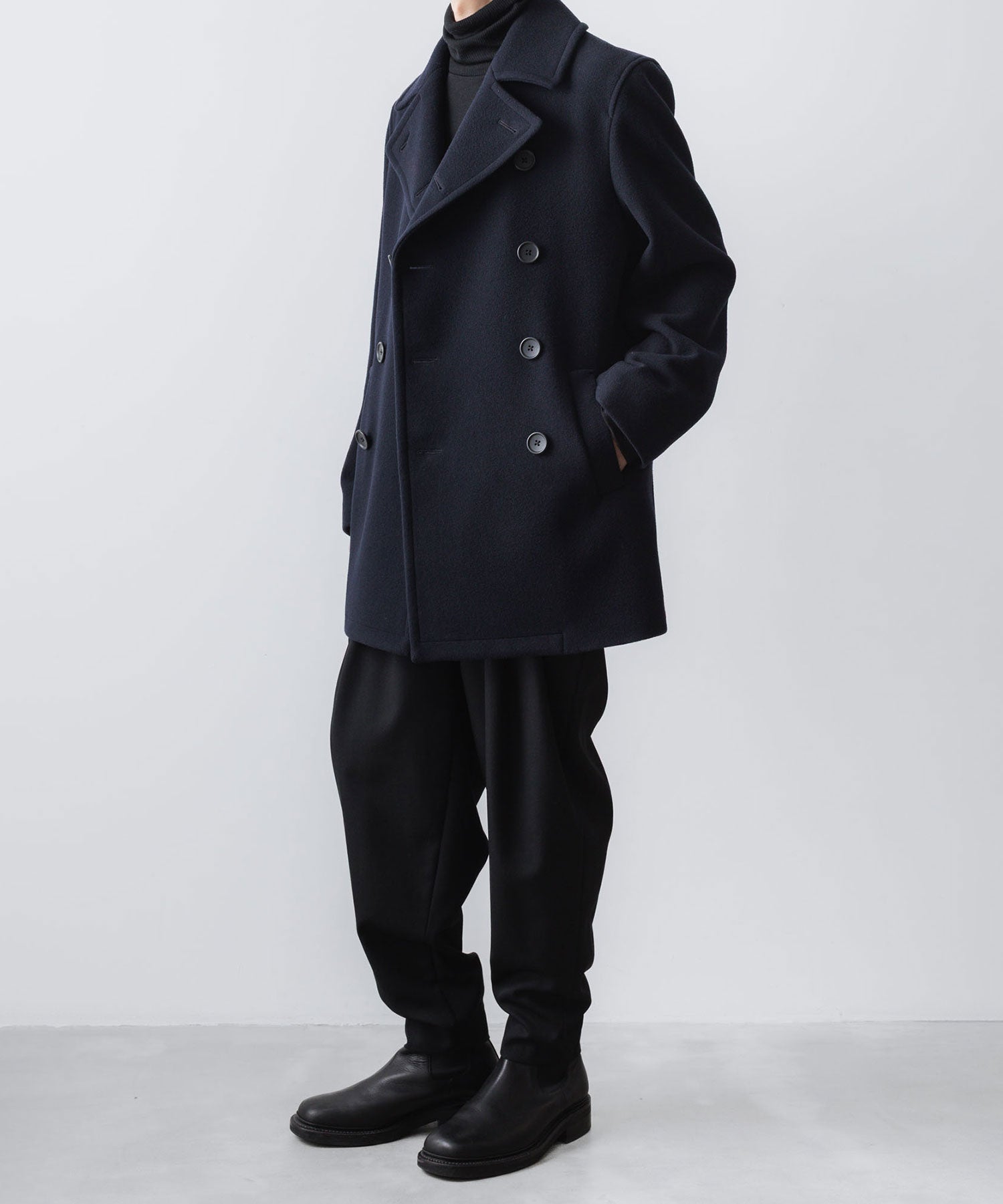 ato(アトウ)のNEW CLASSIC P-COAT - NAVYの公式通販サイトsession福岡セレクトショップ
