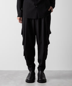 ato(アトウ)の3-PIECE MILITARY FLAP PANTS - BLACK公式通販サイトsession福岡セレクトショップ