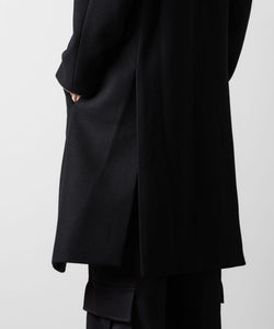 ato(アトウ)のENGLAND LAMB MELTON STAND COLLAR COAT - BLACKの公式通販サイトsession福岡セレクトショップ