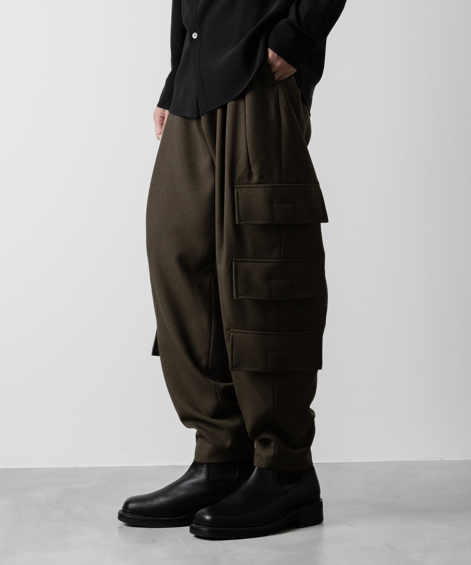 ato(アトウ)の3-PIECE MILITARY FLAP PANTS - D.KHAKI公式通販サイトsession福岡セレクトショップ