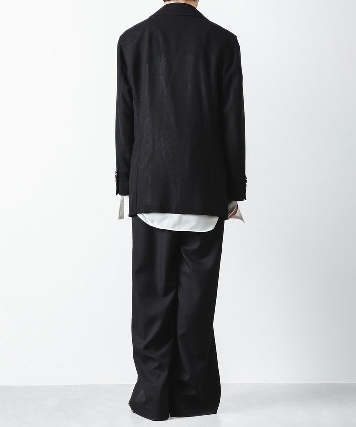 ato(アトウ)のDOUBLE BREASTED TRIXION JACKET - BLACKの公式通販サイトsession福岡セレクトショップ
