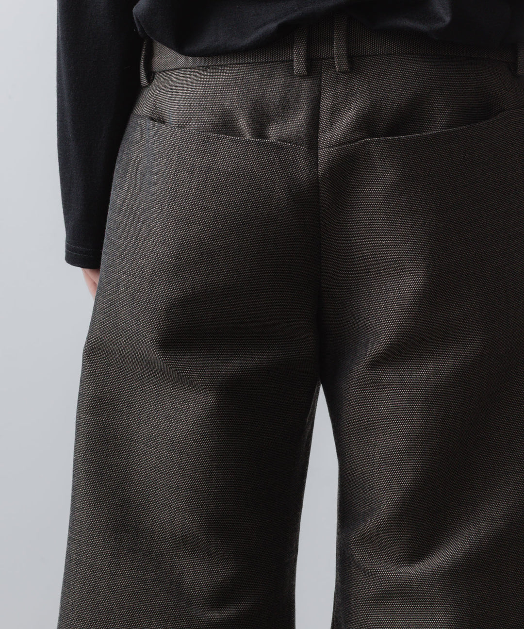 ato(アトウ)のRECYCLE POLYESTER/WOOL WIDE FLAIR PANTS - GRAIGEの公式通販サイトsession福岡セレクトショップ