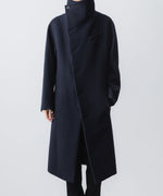 画像をギャラリービューアに読み込む, ato(アトウ)のENGLAND LAMB MELTON STAND COLLAR COAT -  NAVYの公式通販サイトsession福岡セレクトショップ

