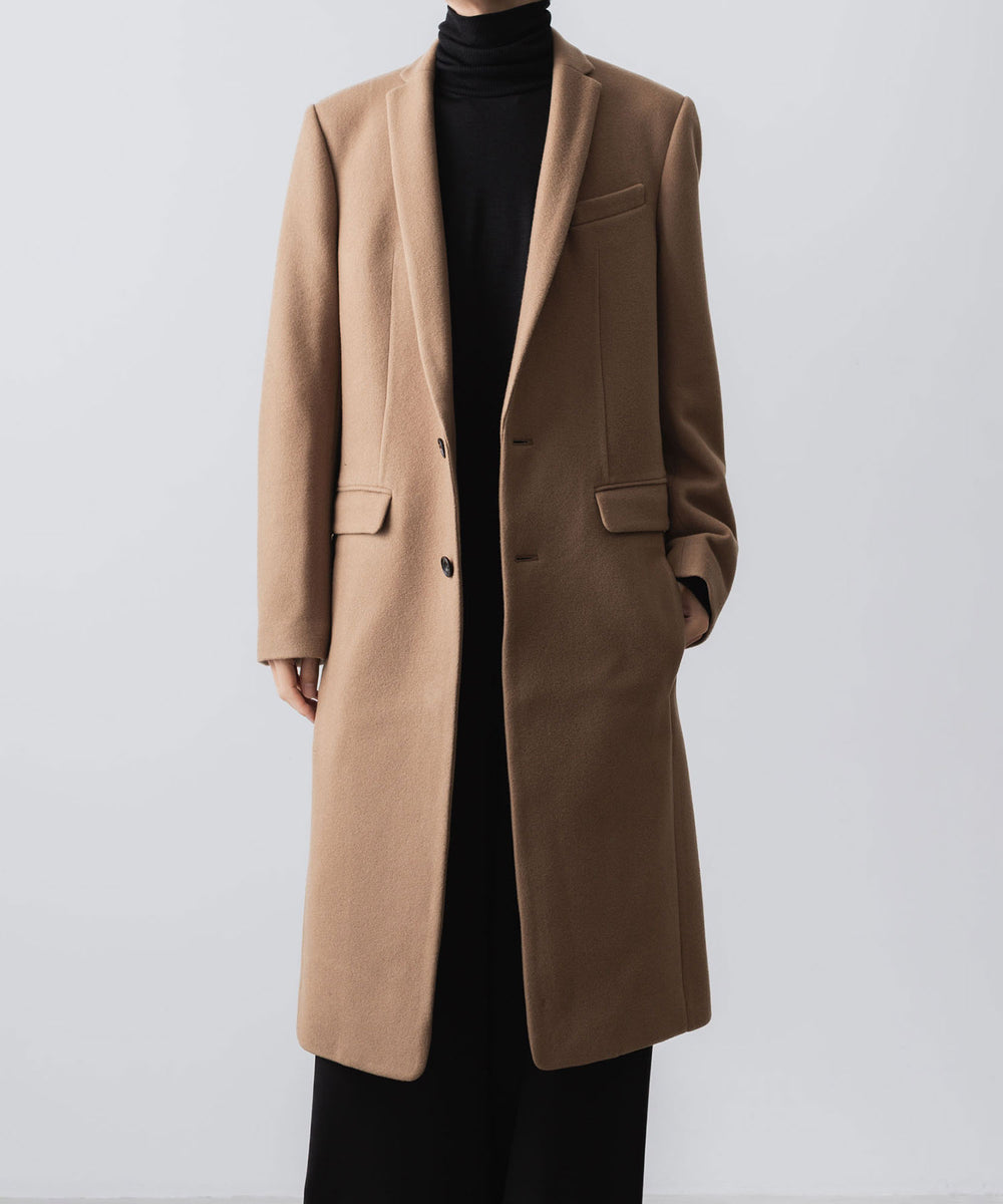 ato(アトウ)のENGLAND LAMB CHESTERFIELD COAT - BEIGEの公式通販サイトsession福岡セレクトショップ