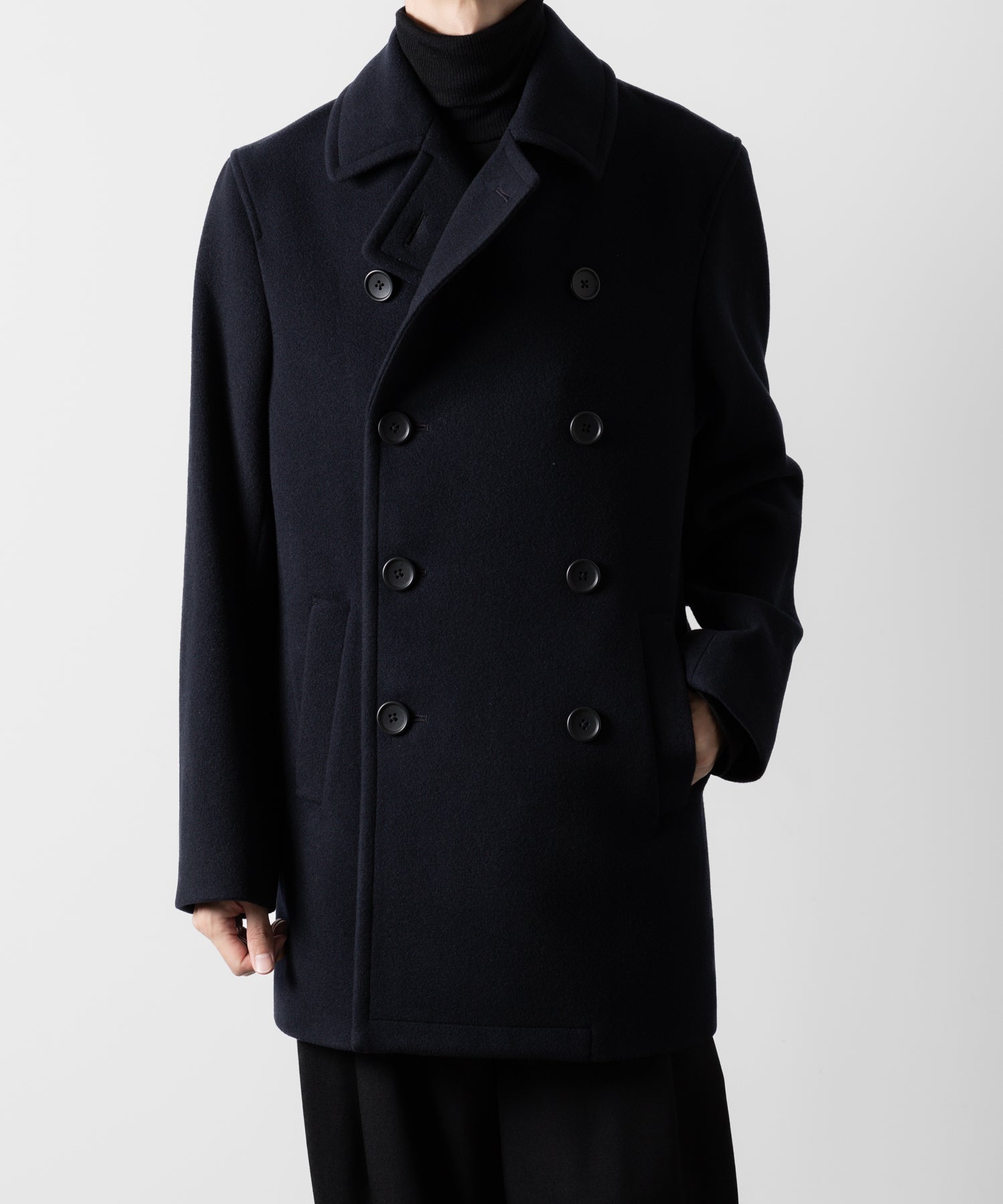 ato(アトウ)のNEW CLASSIC P-COAT - NAVYの公式通販サイトsession福岡セレクトショップ