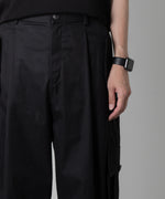 画像をギャラリービューアに読み込む, ato(アトウ)のCOTTON MILITARY PANTS - BLACKの公式通販サイトsession福岡セレクトショップ
