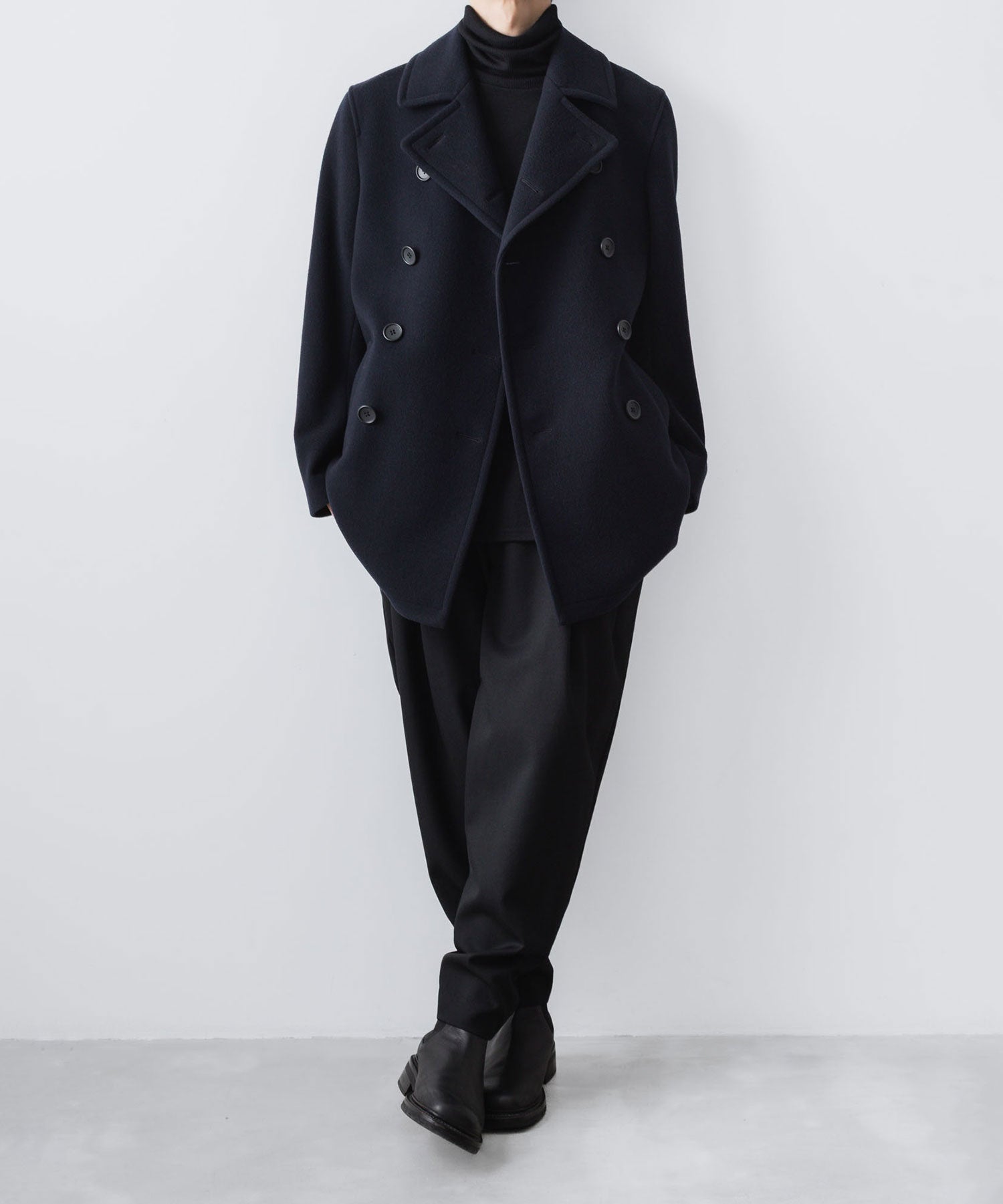 ato(アトウ)のNEW CLASSIC P-COAT - NAVYの公式通販サイトsession福岡セレクトショップ