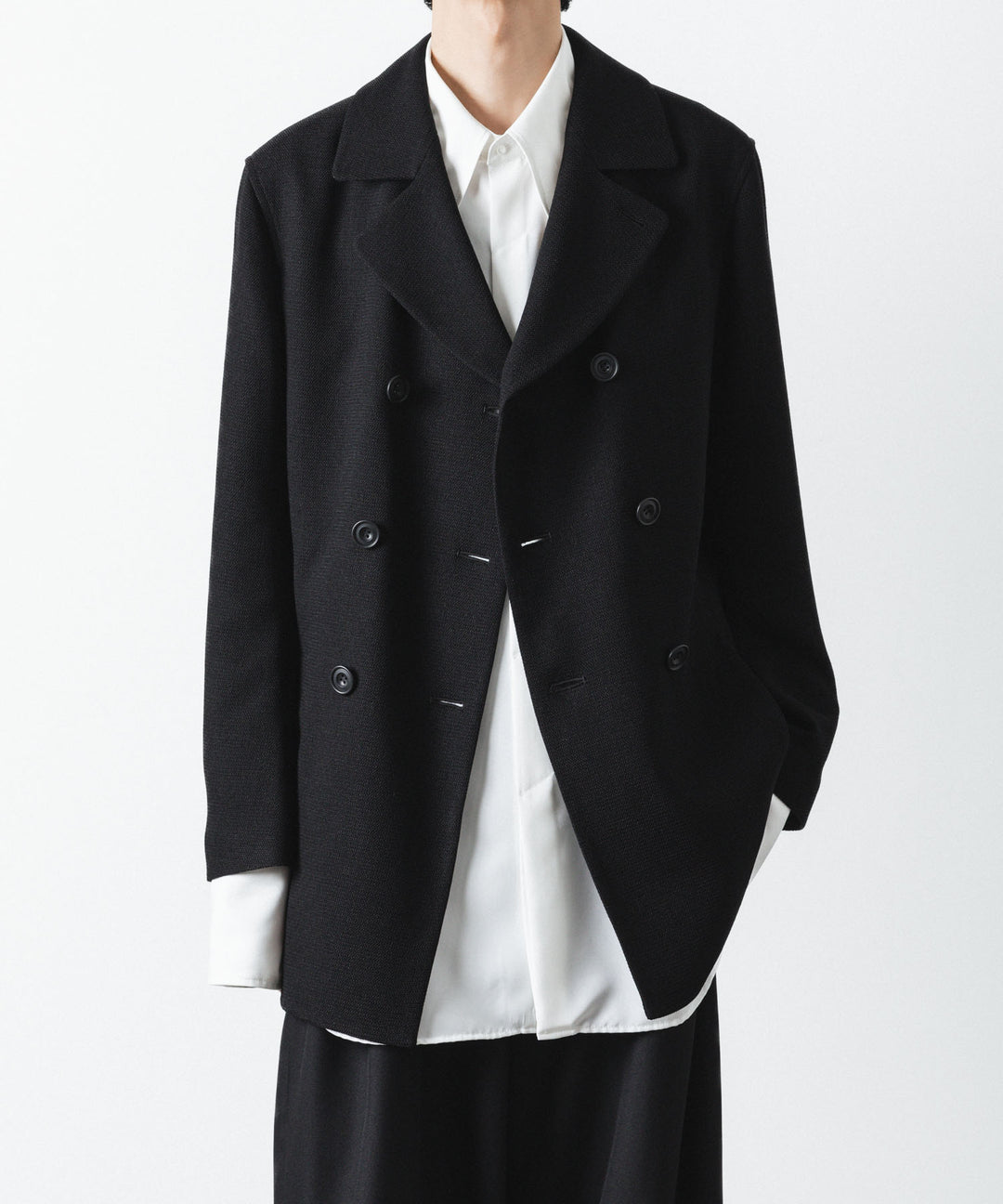 ato(アトウ)のDOUBLE BREASTED TRIXION JACKET - BLACKの公式通販サイトsession福岡セレクトショップ