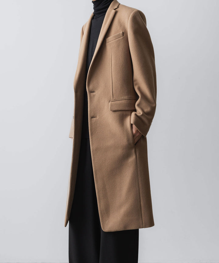 ato(アトウ)のENGLAND LAMB CHESTERFIELD COAT - BEIGEの公式通販サイトsession福岡セレクトショップ