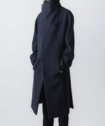画像をギャラリービューアに読み込む, ato(アトウ)のENGLAND LAMB MELTON STAND COLLAR COAT -  NAVYの公式通販サイトsession福岡セレクトショップ
