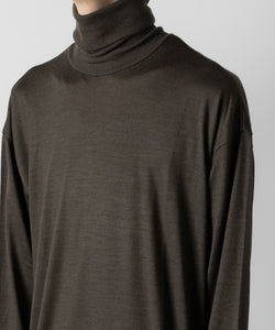 ato(アトウ)のWOOL JERSEY TURTLE NECK - KHAKIの公式通販サイトsession福岡セレクトショップ