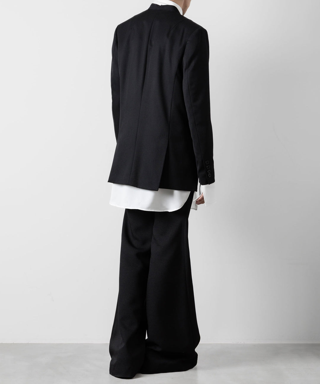 ato(アトウ)のOVERSIZED DOUBLE CUFFS SHIRT - WHITEの公式通販サイトsession福岡セレクトショップ
