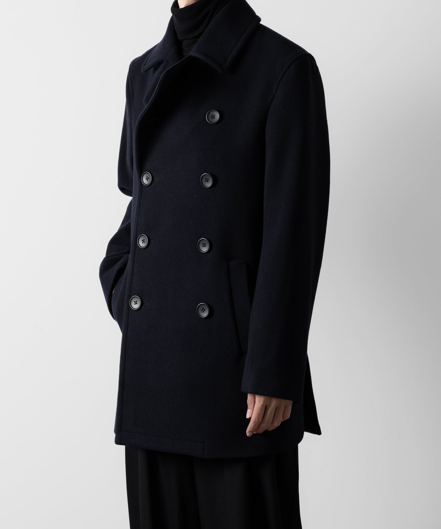 ato(アトウ)のNEW CLASSIC P-COAT - NAVYの公式通販サイトsession福岡セレクトショップ