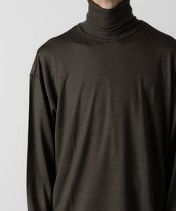 ato(アトウ)のWOOL JERSEY TURTLE NECK - KHAKIの公式通販サイトsession福岡セレクトショップ