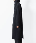 画像をギャラリービューアに読み込む, ato(アトウ)のENGLAND LAMB MELTON STAND COLLAR COAT - BLACKの公式通販サイトsession福岡セレクトショップ
