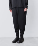 画像をギャラリービューアに読み込む, ato(アトウ)のAIR CUSHION SWEAT PANTS - BLACKの公式通販サイトsession福岡セレクトショップ

