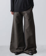 画像をギャラリービューアに読み込む, ato(アトウ)のRECYCLE POLYESTER/WOOL WIDE FLAIR PANTS - GRAIGEの公式通販サイトsession福岡セレクトショップ
