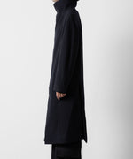 画像をギャラリービューアに読み込む, ato(アトウ)のENGLAND LAMB MELTON STAND COLLAR COAT - NAVYの公式通販サイトsession福岡セレクトショップ
