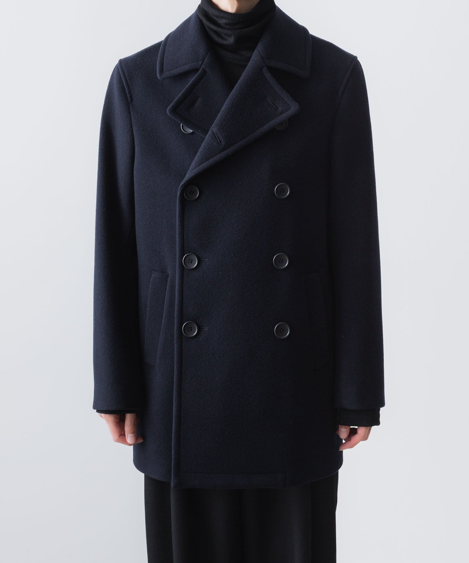 ato(アトウ)のNEW CLASSIC P-COAT - NAVYの公式通販サイトsession福岡セレクトショップ