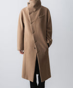 画像をギャラリービューアに読み込む, ato(アトウ)のENGLAND LAMB MELTON STAND COLLAR COAT - D.BEIGEの公式通販サイトsession福岡セレクトショップ
