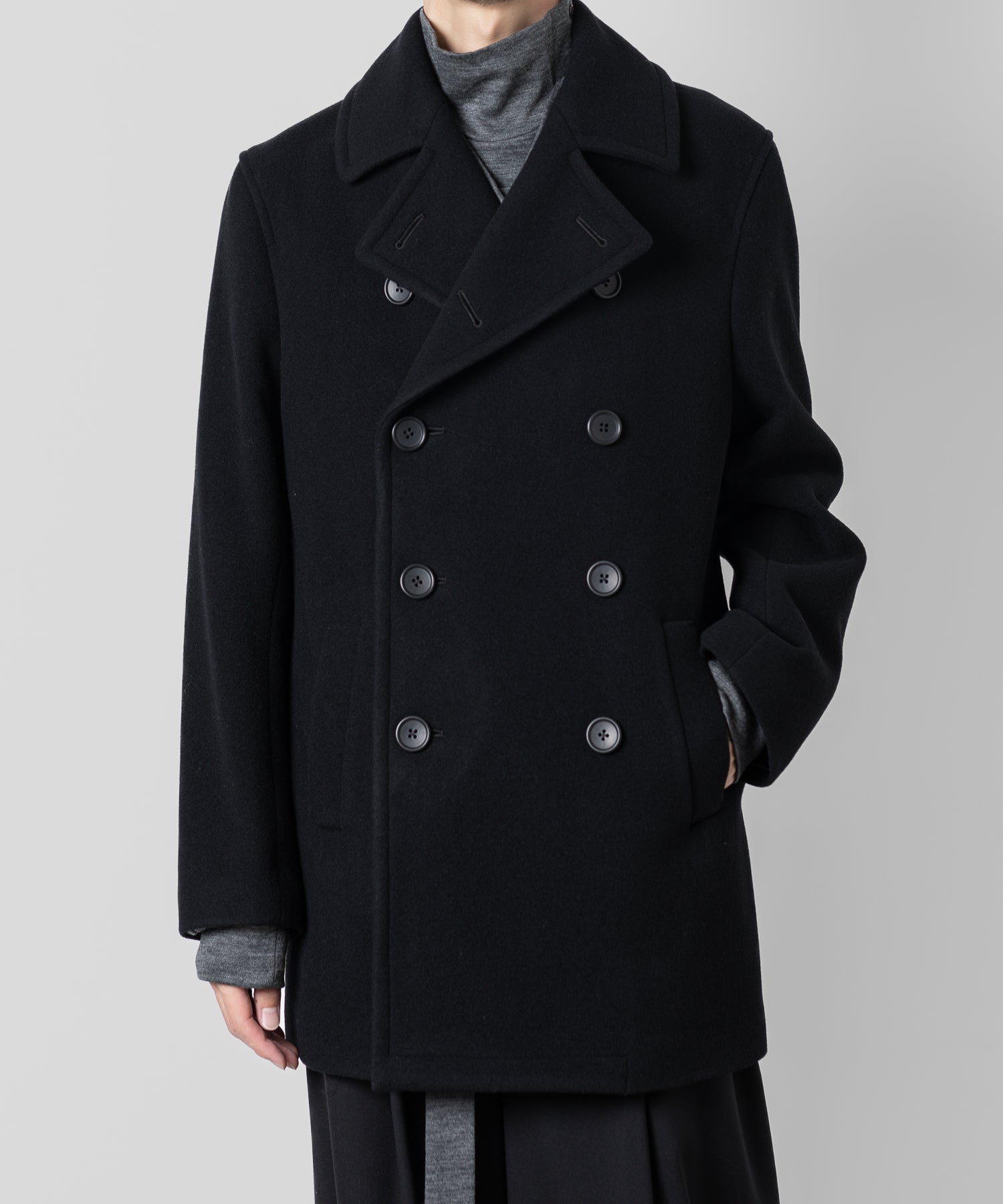 ato】NEW CLASSIC P-COAT - BLACK | 公式通販サイト session(セッション)