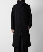 画像をギャラリービューアに読み込む, ato(アトウ)のENGLAND LAMB MELTON STAND COLLAR COAT - BLACKの公式通販サイトsession福岡セレクトショップ
