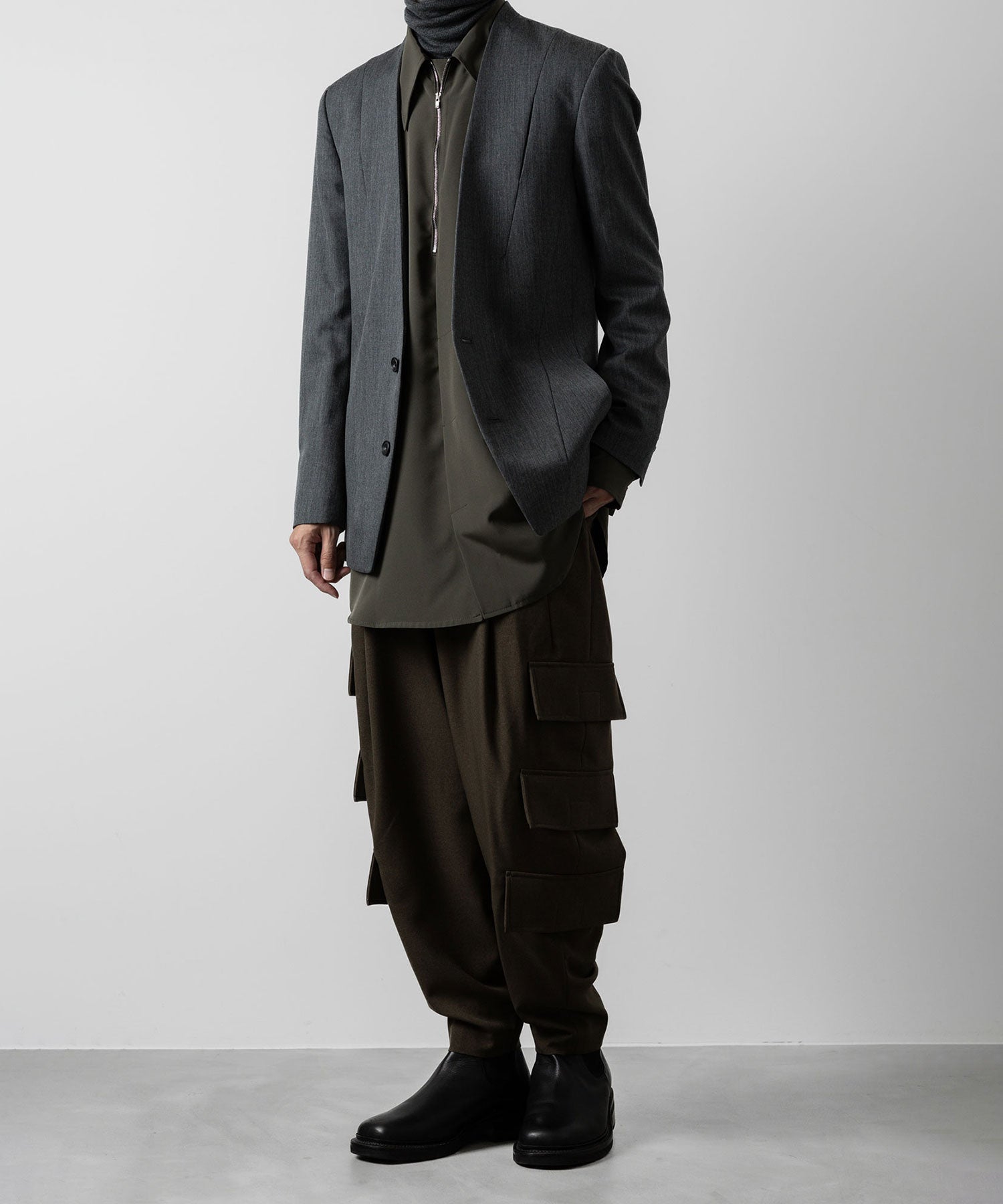 ato(アトウ)の3-PIECE MILITARY FLAP PANTS - D.KHAKI公式通販サイトsession福岡セレクトショップ