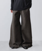 画像をギャラリービューアに読み込む, ato(アトウ)のRECYCLE POLYESTER/WOOL WIDE FLAIR PANTS - GRAIGEの公式通販サイトsession福岡セレクトショップ
