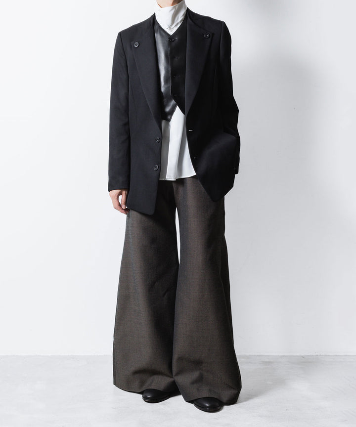 ato(アトウ)のRECYCLE POLYESTER/WOOL WIDE FLAIR PANTS - GRAIGEの公式通販サイトsession福岡セレクトショップ